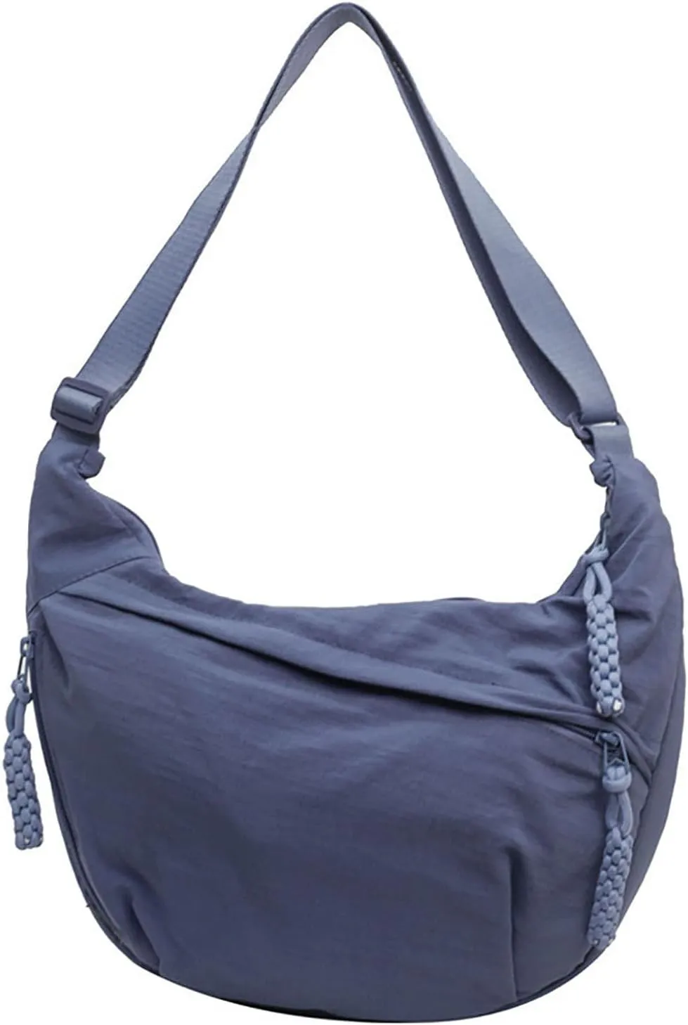 Crescent Crossbody Shoulder Bag For Women Hobo Bag Multi-Pocket Nylon Backpack Travel Shopping Dumpling Bag