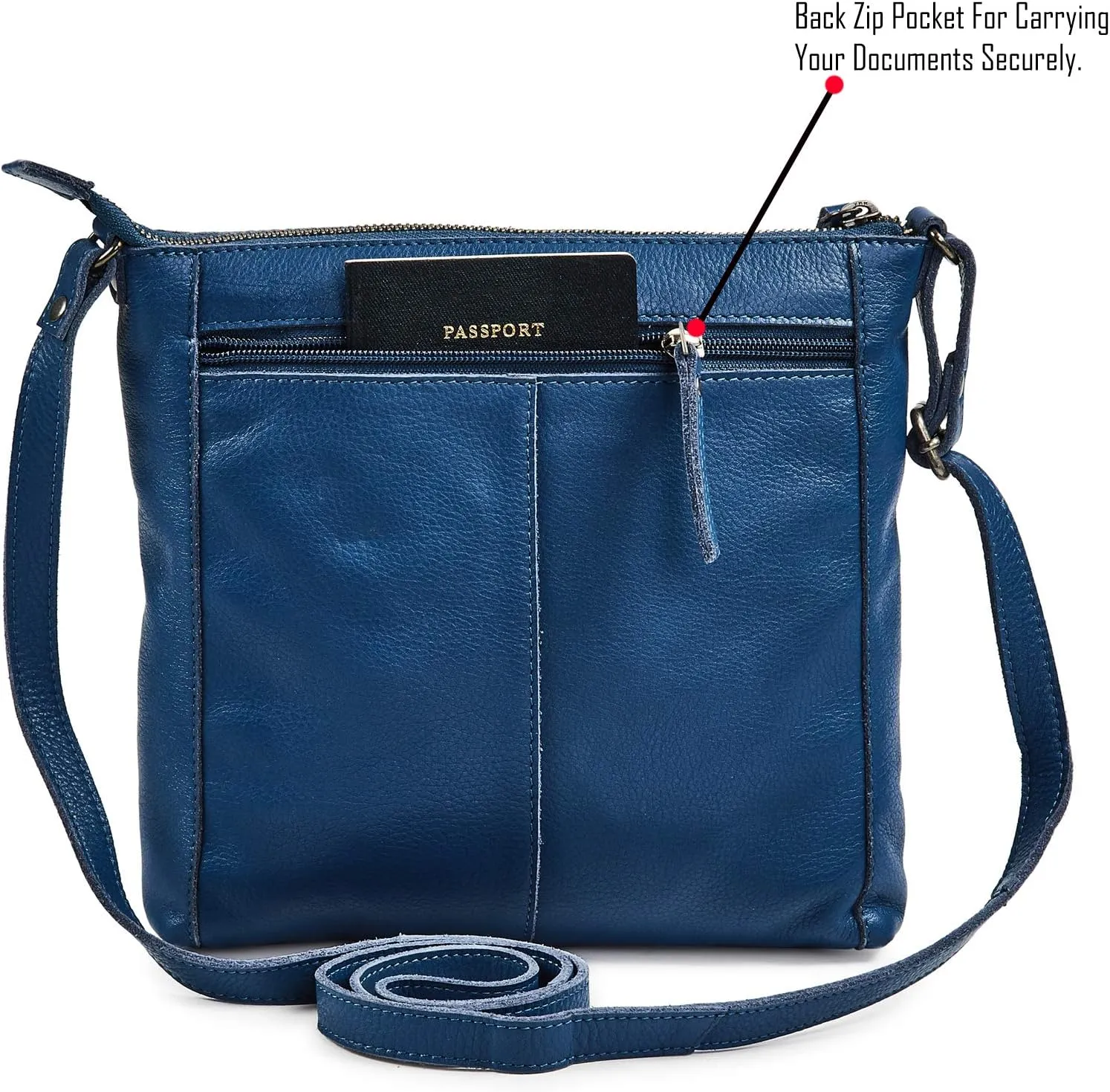 Crossbody Bag for Women Trendy Real Leather Purse Small Soft Pebbled Handbags Crossover Shoulder Pocketbook