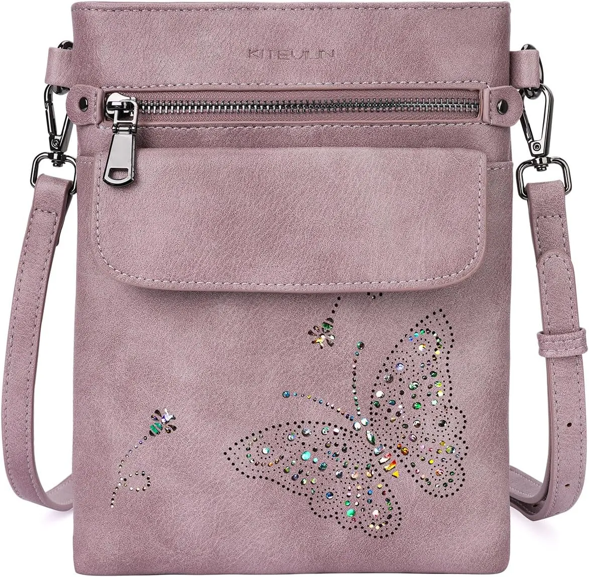 Crossbody Bag for women, Vegan Leathe Cross body Purse with Adjustable Strap, Multi Pocket Shoulder Handbag