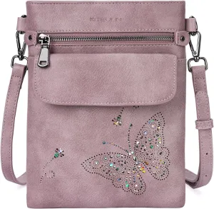 Crossbody Bag for women, Vegan Leathe Cross body Purse with Adjustable Strap, Multi Pocket Shoulder Handbag