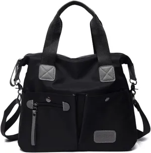 Crossbody Bag for Women Waterproof Handbag Multi-Pocket Nylon Travel Shoulder Purse