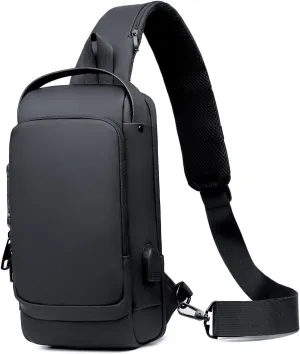 Crossbody Bag Men Men's Messenger Backpack Shoulder Chest Bag Travel Motorcycle Waterproof