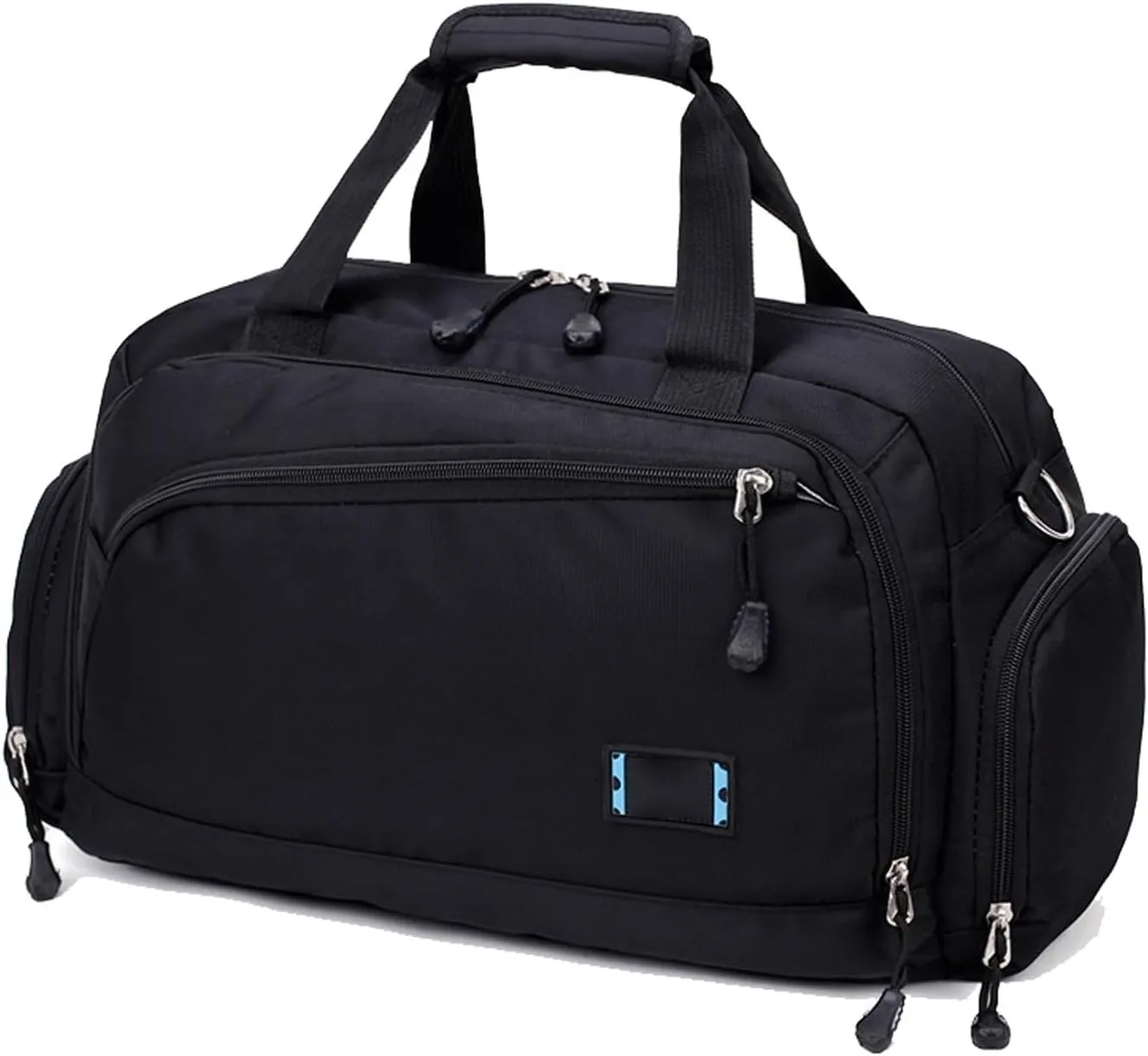 Crossbody Bag Men Waterproof Travel Handbag Men Fashion Weekend Bags Vintage casual Duffel Shoulder Bags Overnight Bag(Black)