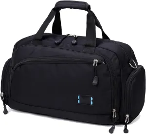 Crossbody Bag Men Waterproof Travel Handbag Men Fashion Weekend Bags Vintage casual Duffel Shoulder Bags Overnight Bag(Black)