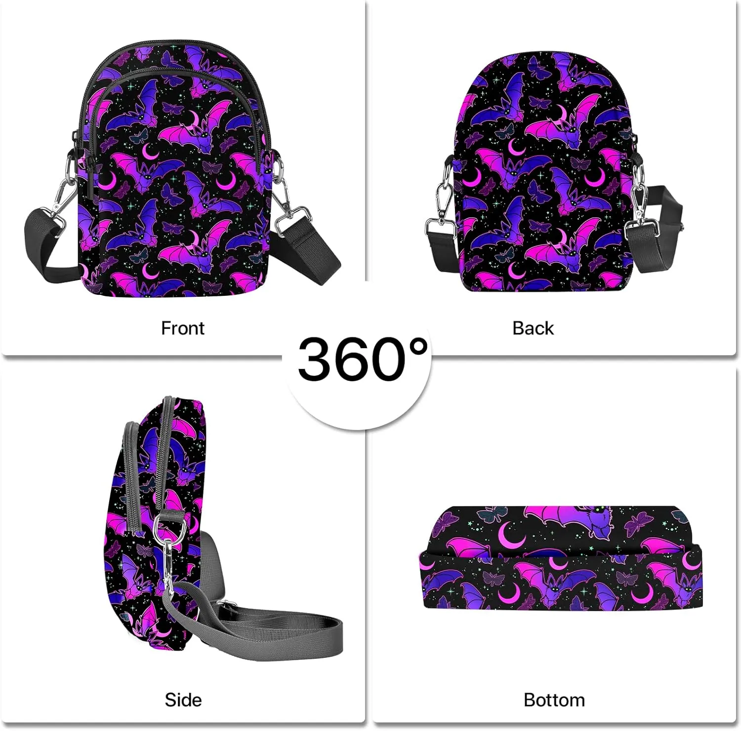 Crossbody Bags for Women Cell Phone Crossbody Bag Lightweight Over Shoulder Handbag Purse with Adjustable Strap