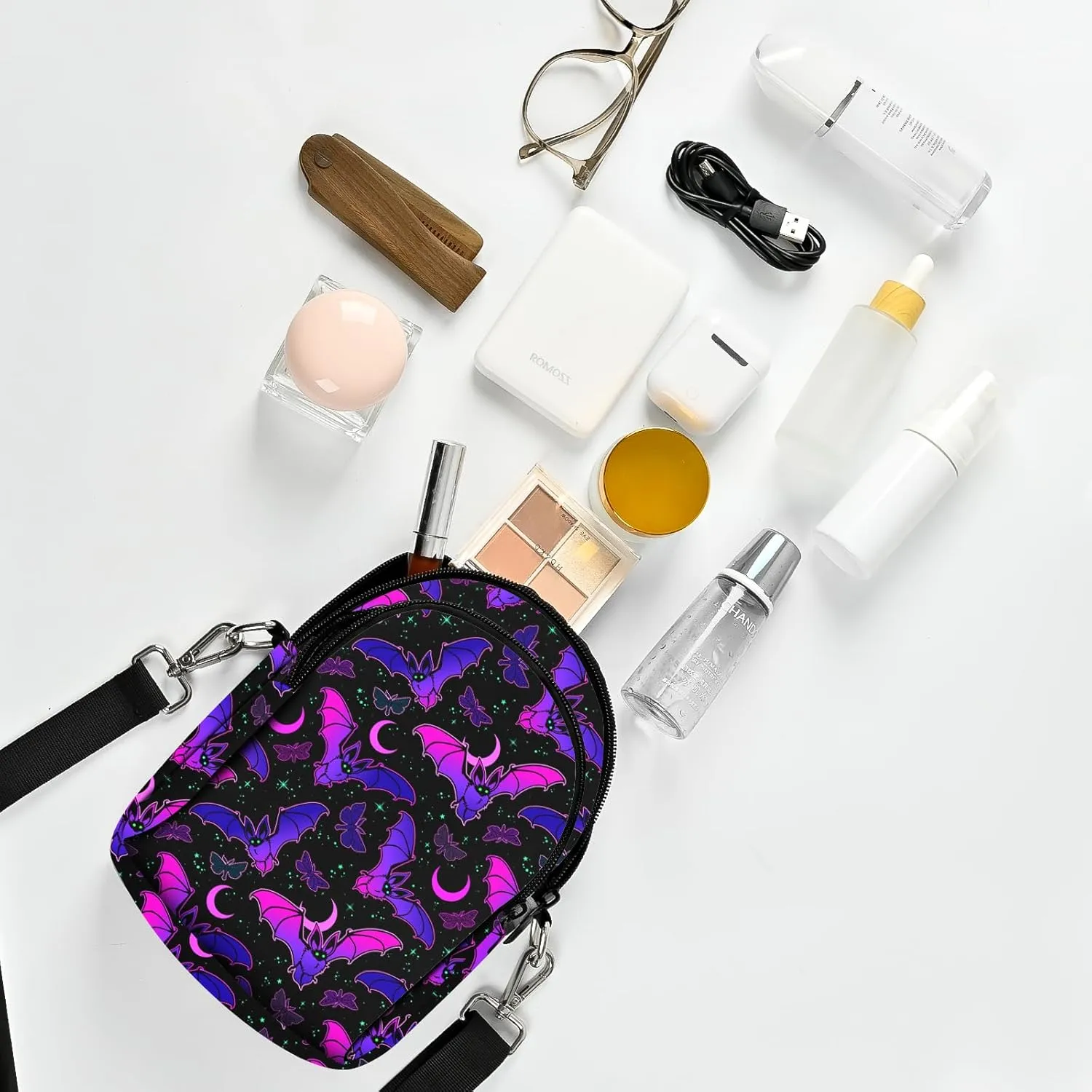 Crossbody Bags for Women Cell Phone Crossbody Bag Lightweight Over Shoulder Handbag Purse with Adjustable Strap