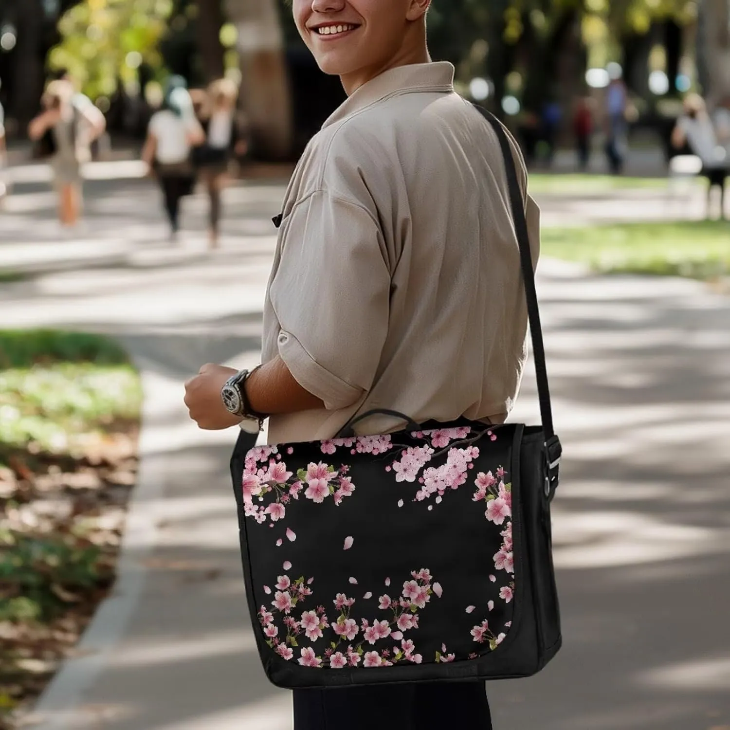 Crossbody Bags for Women Men Large Over the Shoulder Purses and Flap Cross Body Handbags with Side Pocket