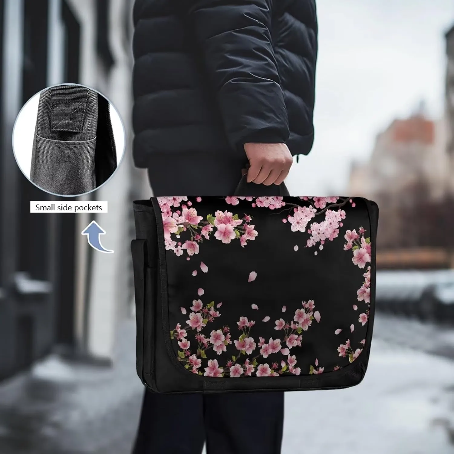 Crossbody Bags for Women Men Large Over the Shoulder Purses and Flap Cross Body Handbags with Side Pocket
