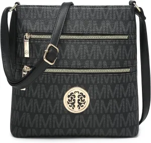 Crossbody Bags for Women Multi Pocket Crossbody Purses Trendy Vegan Leather Shoulder Handbags with Adjustable Strap