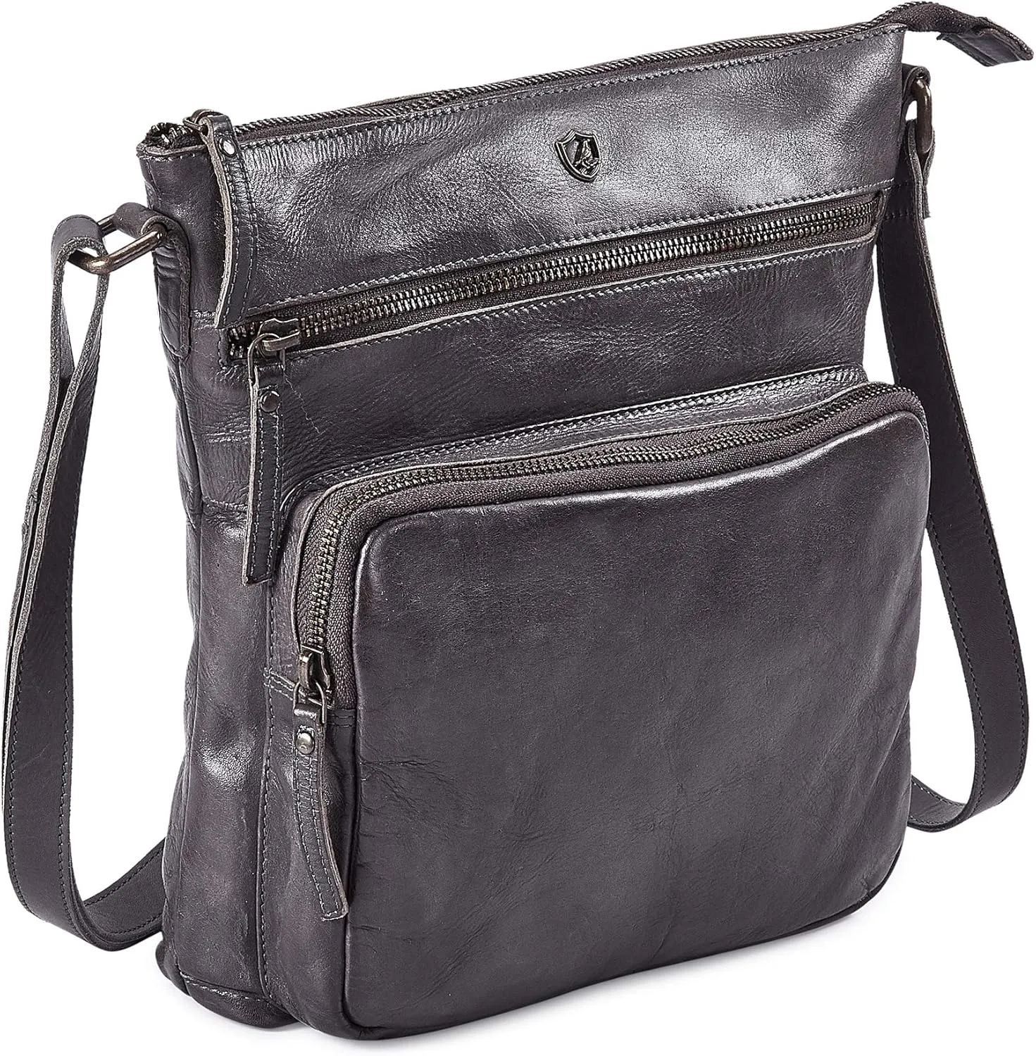Crossbody Bags for Women Real Leather Purse Handmade Vintage Crossover Shoulder Pocketbook