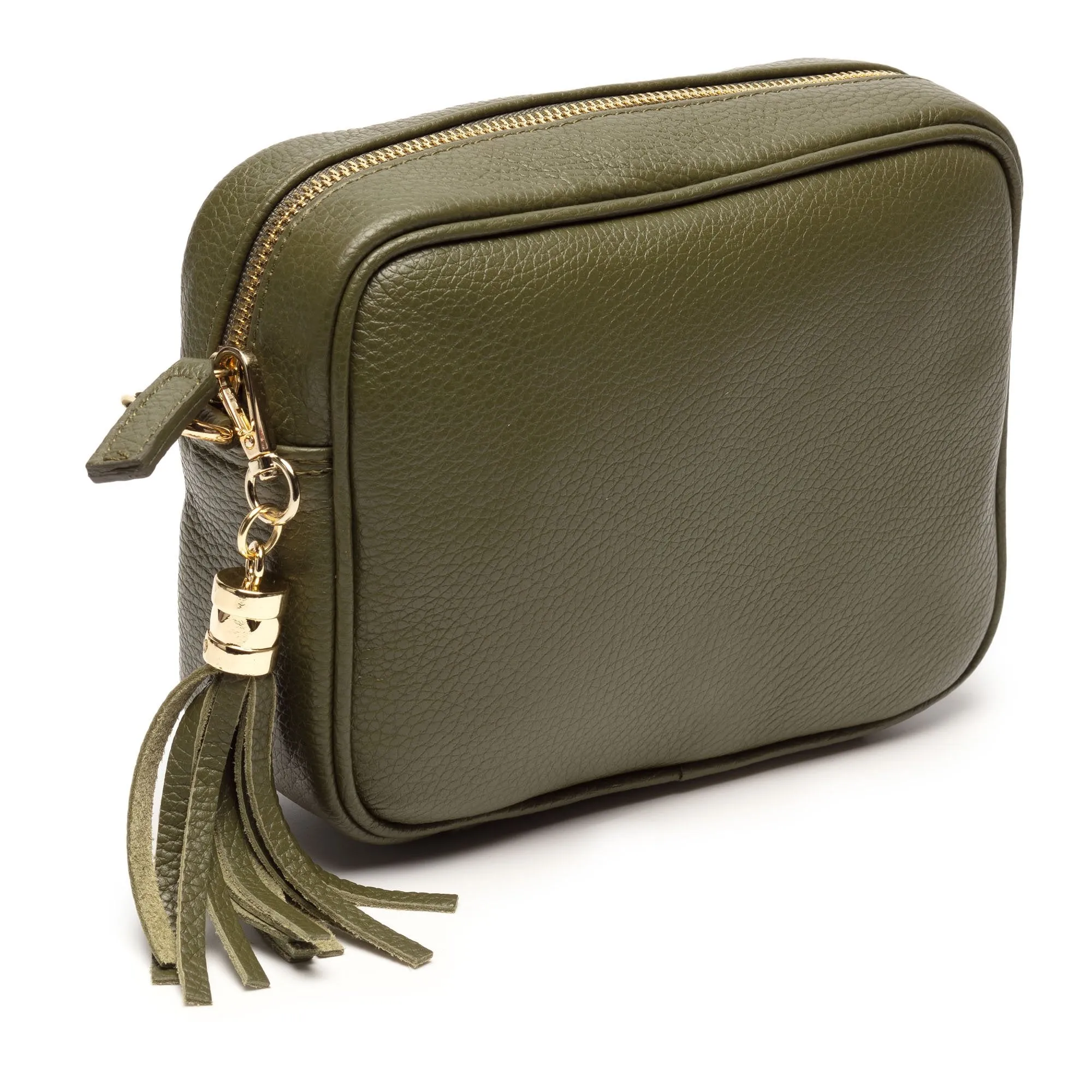 Crossbody Olive (Colour strip strap)