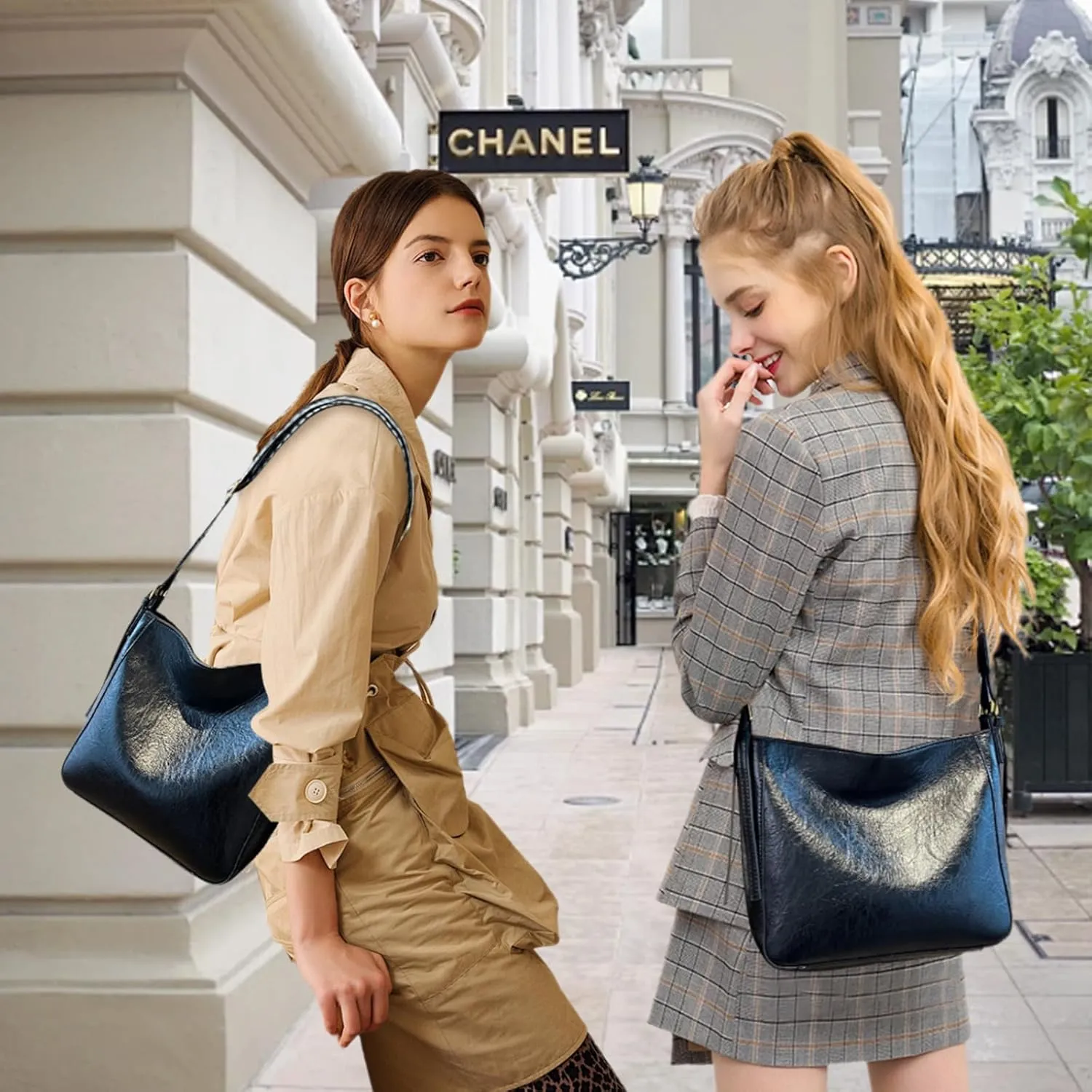 Crossbody Purses for Women Trendy Hobo Bag Vegan Leather Shoulder Hand Bag Hobo Guitar Strap Purse Satchel Bags