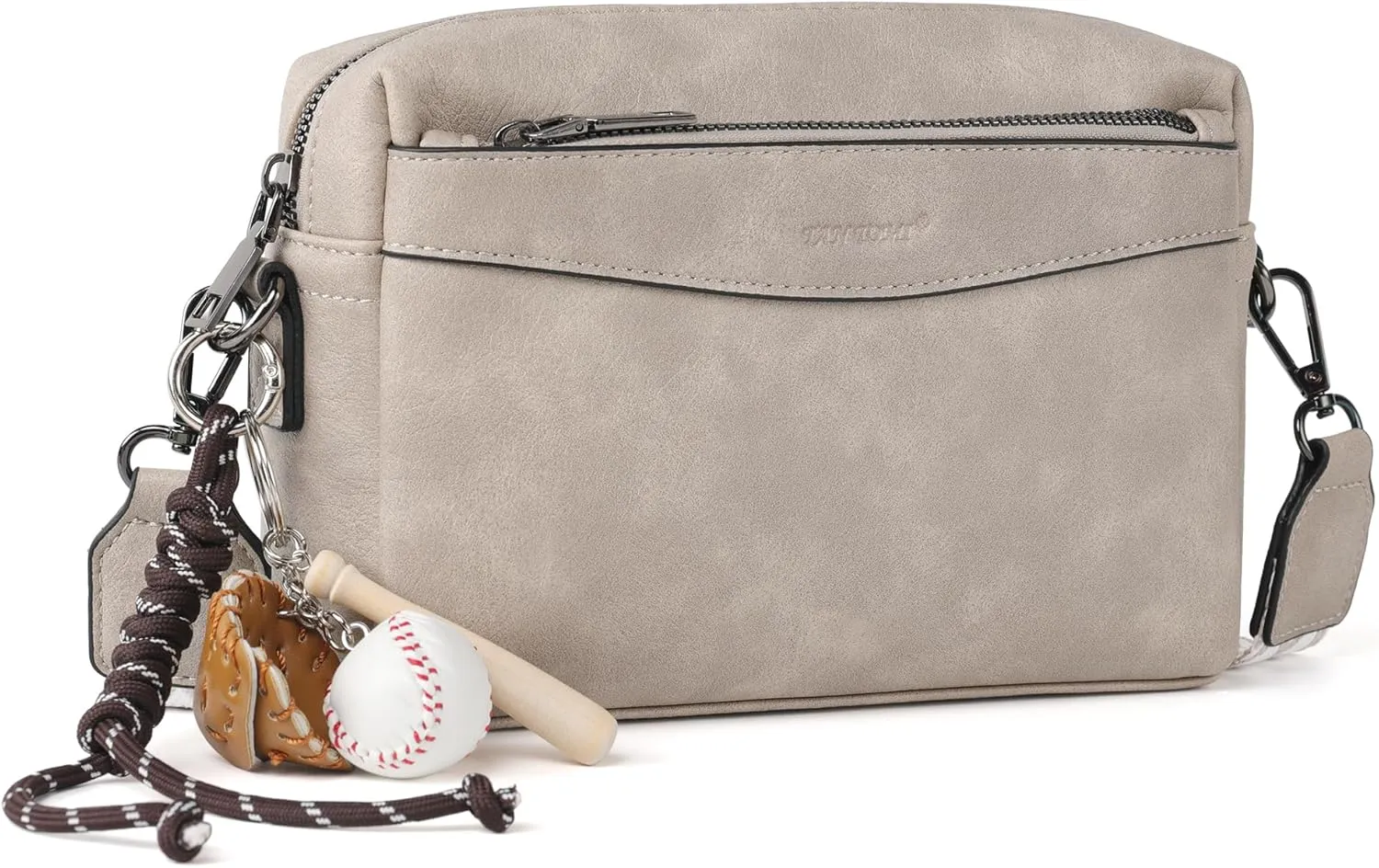 Crossbody Purses, Simple Fashion Crossbody with Removable Shoulder Strap, Multi-Pocket Crossbody Bags for Women