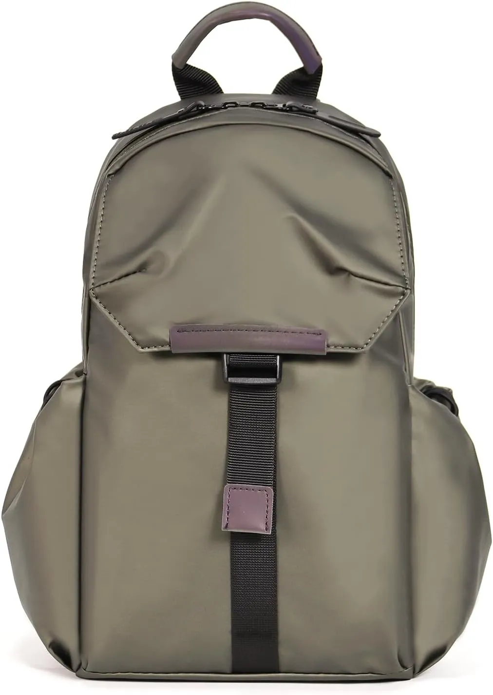 Crossbody Sling Backpack Sling Bag Travel Hiking Chest Bag Daypack，Water-Resistant (champagne, small)