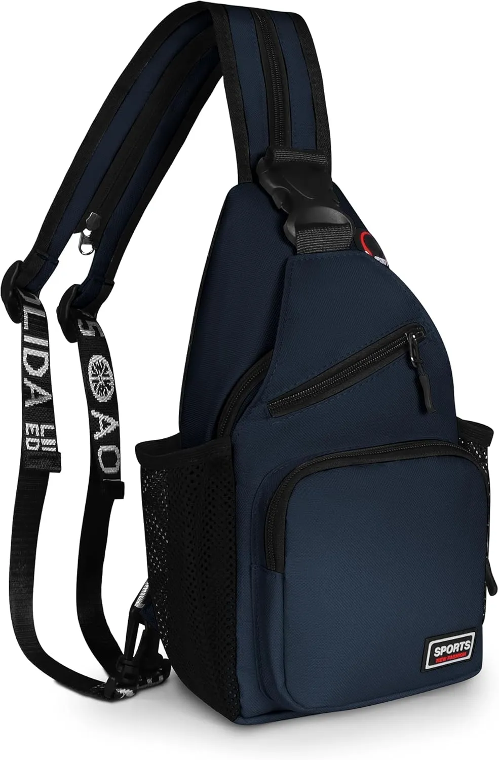 Crossbody Sling Bag for Men & Women Backpack with Earphone Hole Multipurpose Shoulder Bag Daypack for Travel Hiking