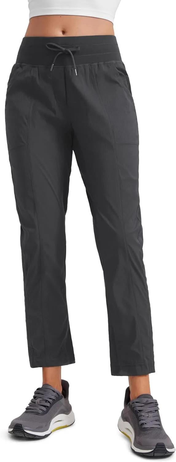 CRZ YOGA Womens Casual 7/8 Pants 27" - Lightweight Workout Outdoor Athletic Track Travel Lounge Joggers Pockets