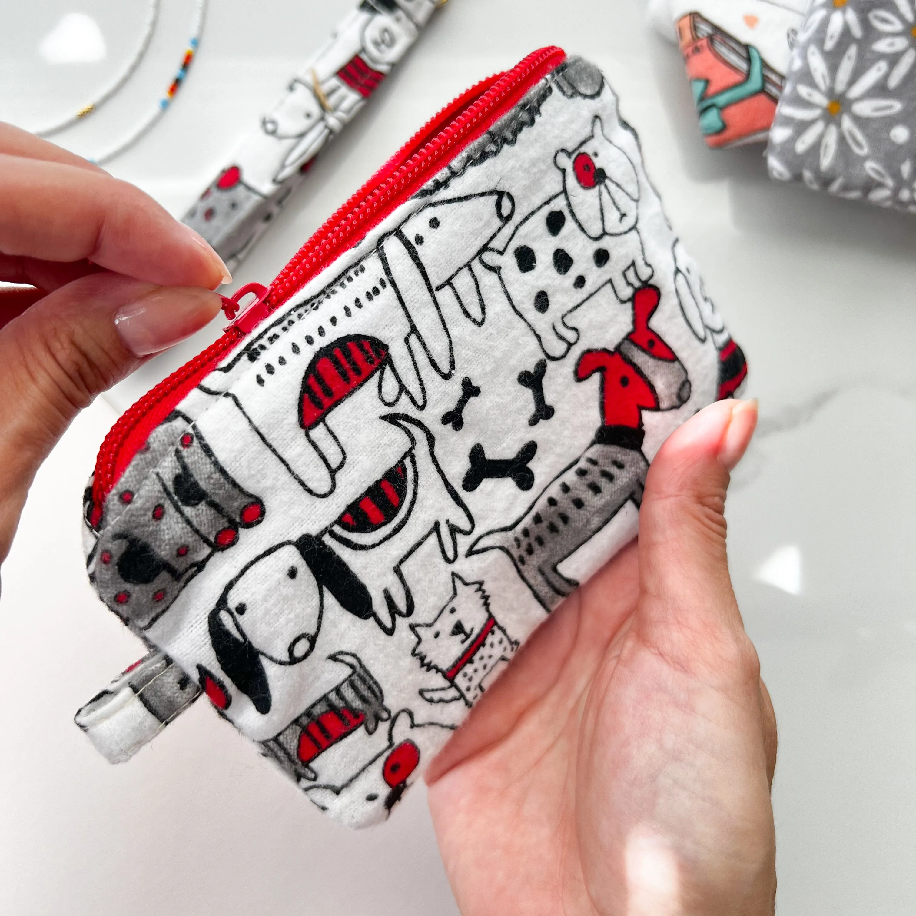 Cute Coin Purse for Women, Gift for Dog Moms