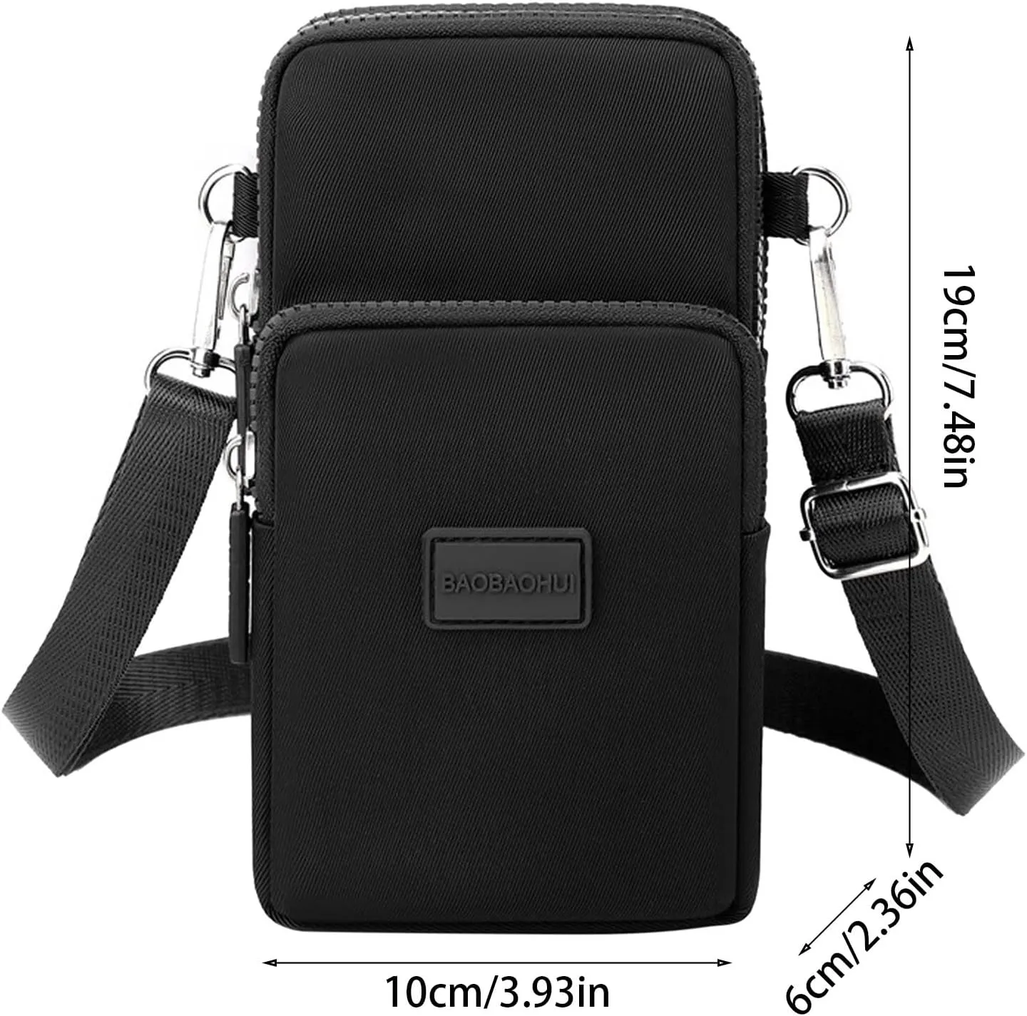 Designer Crossbody Bag for Women Multi Pocket Crossbody Purses Shoulder Handbags Waterproof Nylon Bag