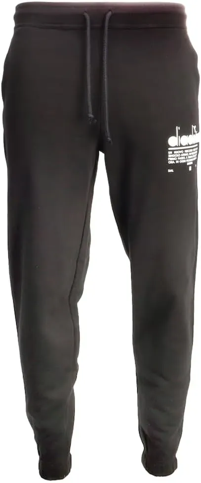 Diadora Mens Manifesto Pants Casual Drawstring - Black