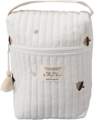 Diaper Bag Tote, Travel Diaper Tote, Multifunction Baby Bag for Bottle Wipes Pacifier (Pine Cone)