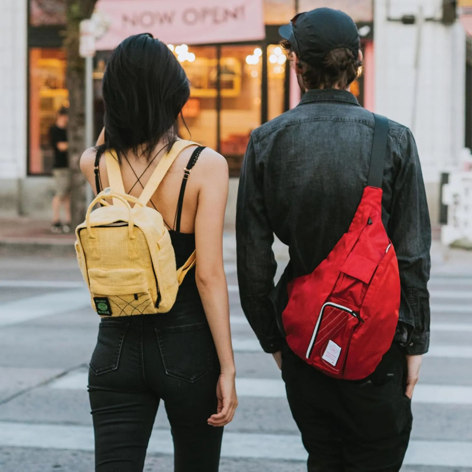 DIME BAGS - Mini Backpack - Multi Small Backpack with Water Resistant Exterior - Travel Bag (Plum)