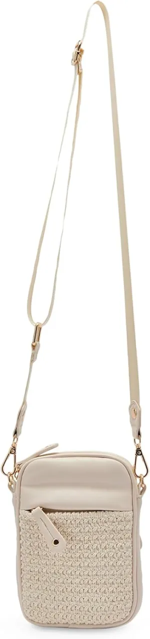 Dolce Vita Lorelai Knit Phone Crossbody, Sandstone