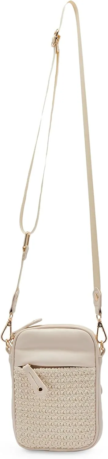 Dolce Vita Lorelai Knit Phone Crossbody, Sandstone