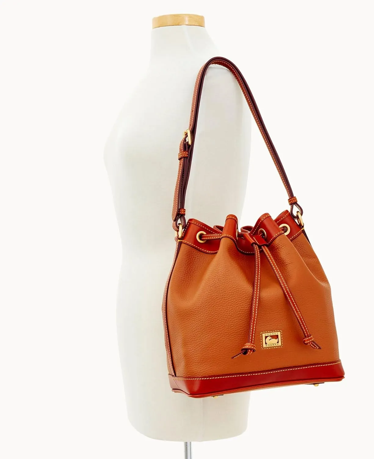 Dooney & Bourke Handbag, Dillen Drawstring - Brown