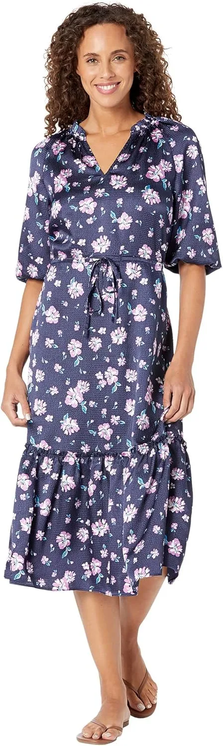 Draper James Martina Popover Dress in Zinnia