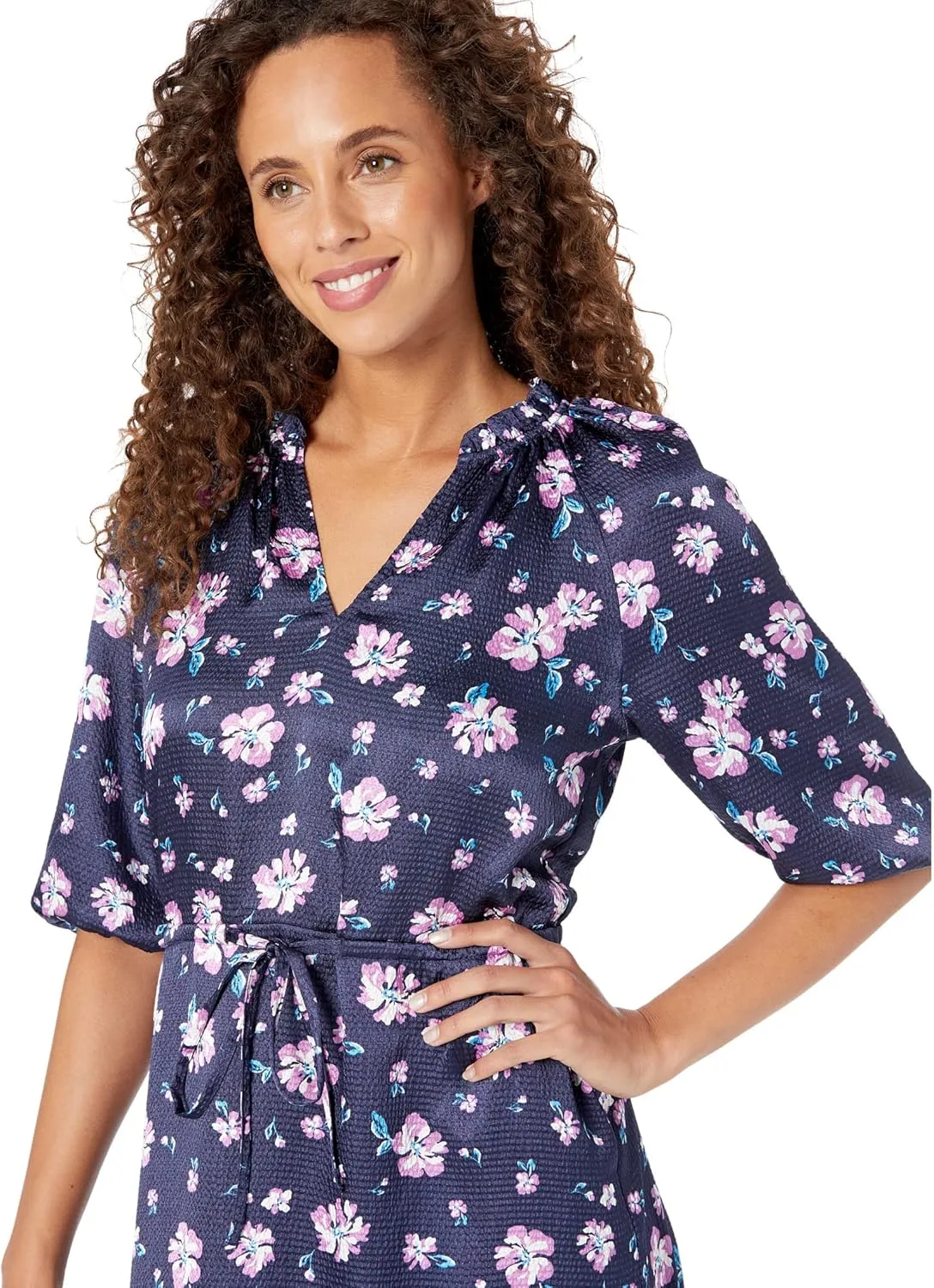 Draper James Martina Popover Dress in Zinnia