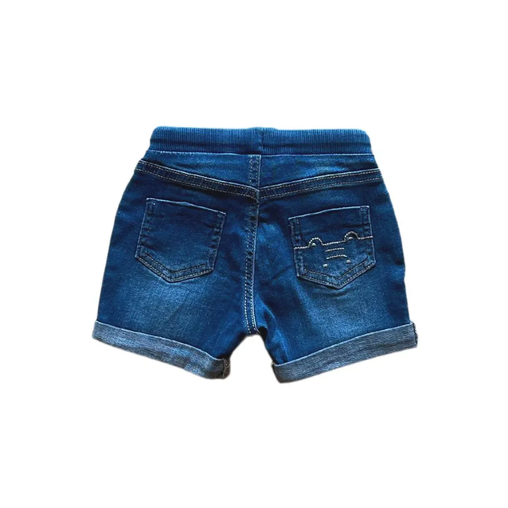 Drawstring Denim Shorts for Baby