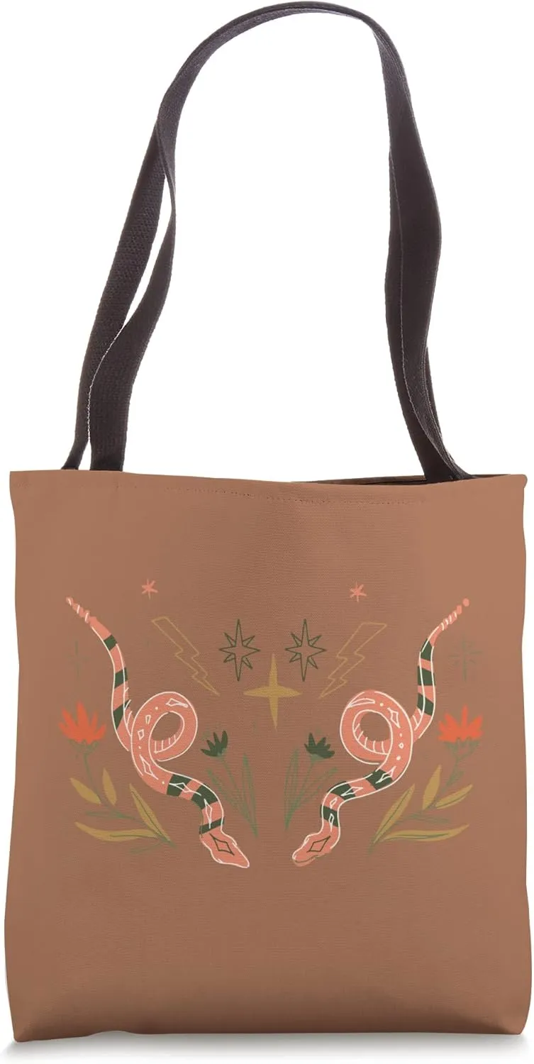 Earth Brown Boho-Chic Boho Design Tote Bag
