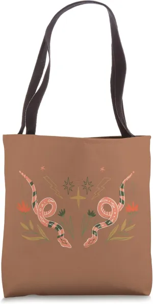 Earth Brown Boho-Chic Boho Design Tote Bag