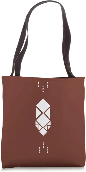 Earth Brown Boho-Chic Boho Ethnic Indian Symbol Pastel Tote Bag