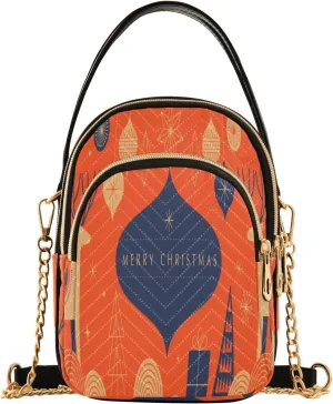 Elegant Geometric Minimalist Style Small Crossbody Bag Functional Multi Pocket Bag Shoulder Handbag