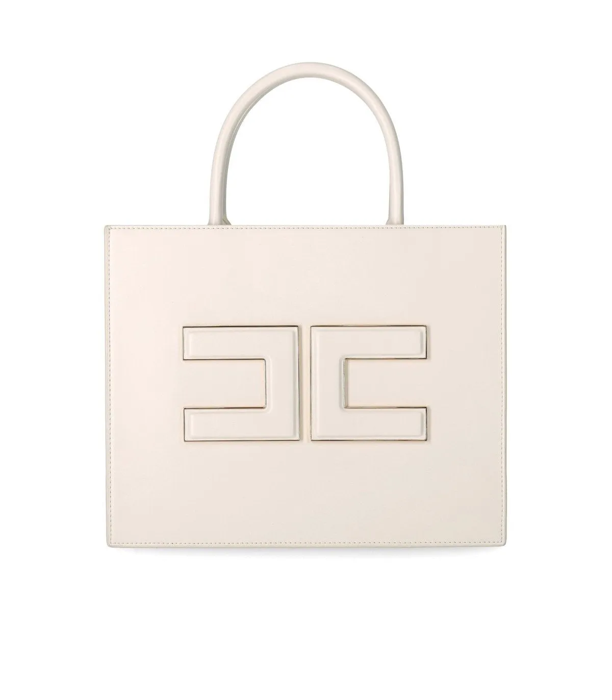 Elisabetta Franchi Butter Handbag With Logo