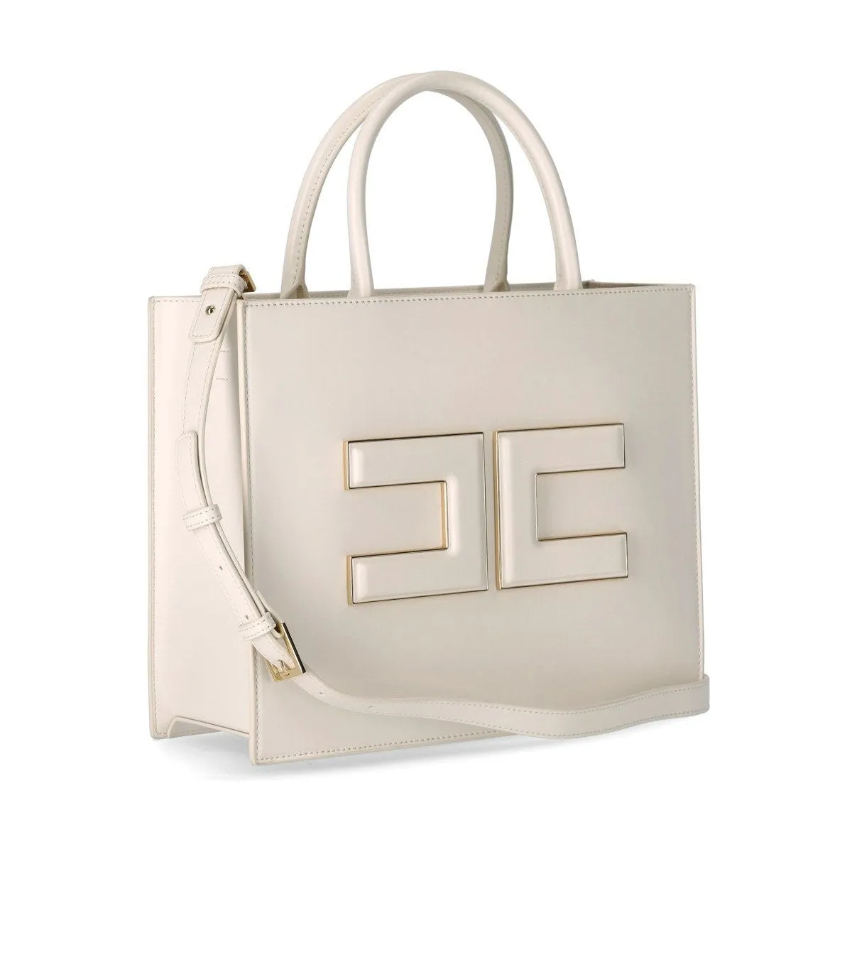 Elisabetta Franchi Butter Handbag With Logo
