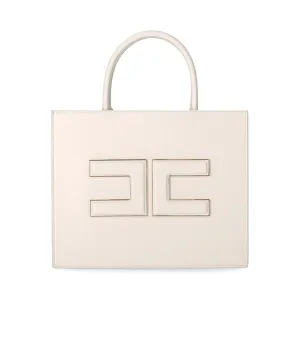 Elisabetta Franchi Butter Handbag With Logo