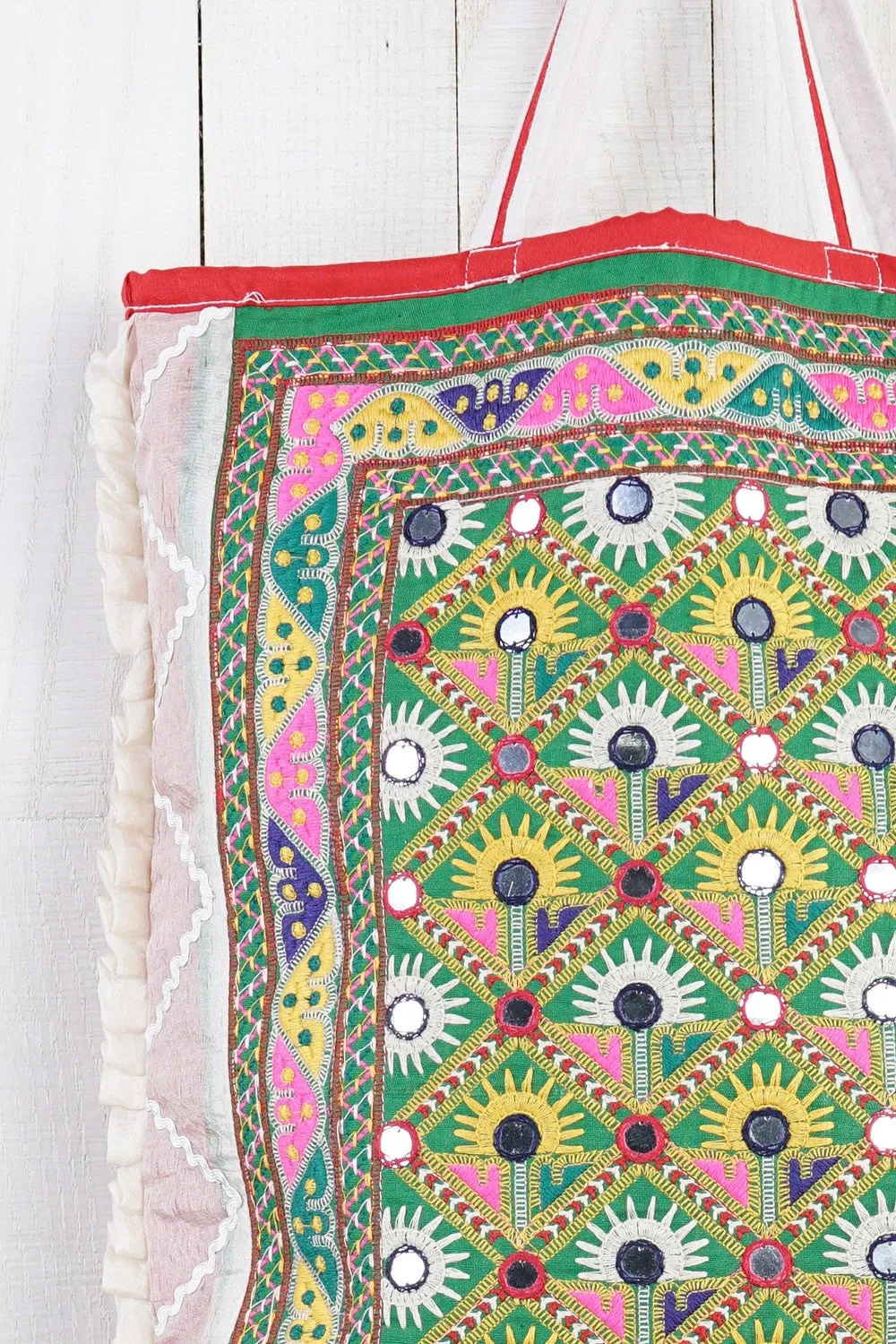 Embroidered Tote Bag