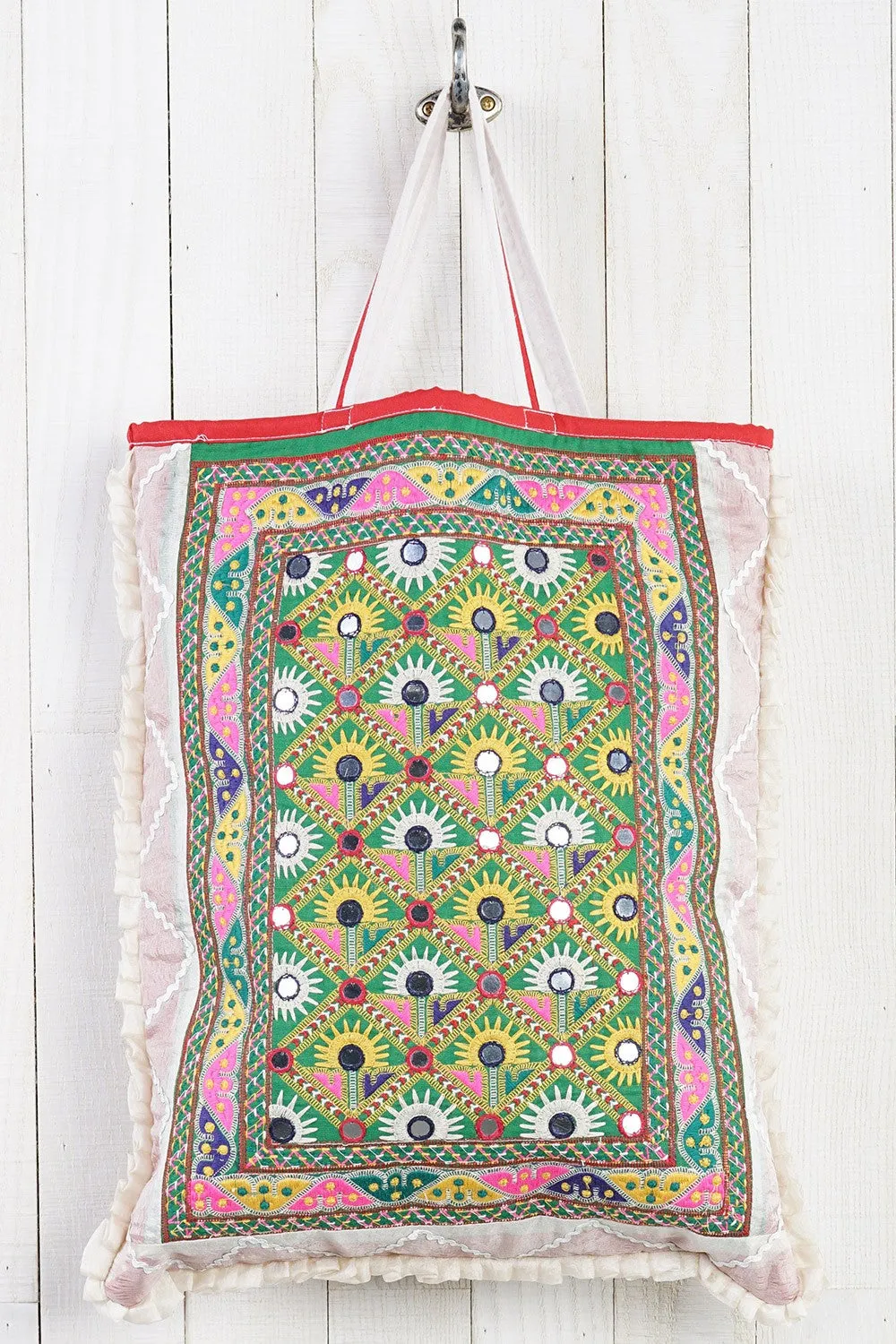 Embroidered Tote Bag