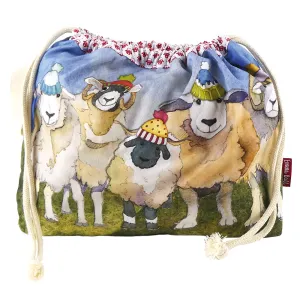 Emma Ball Drawstring Bag : Happy Sheep