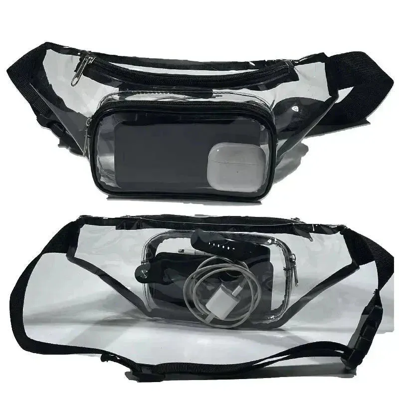 Emma | Transparent waterproof stadium-approved hip bag