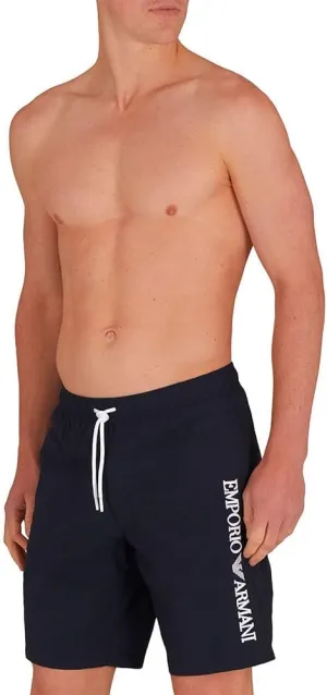 Emporio Armani Men's Classic Long 8" Bermuda Swim Trunk