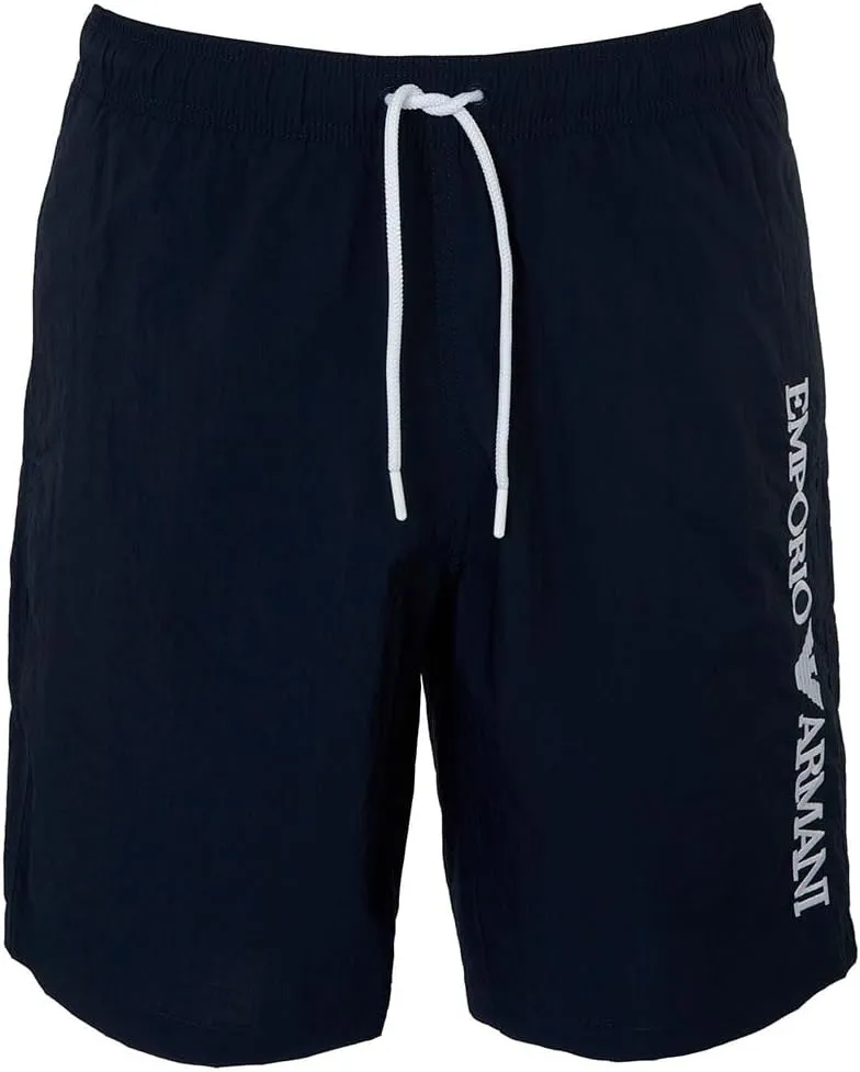 Emporio Armani Men's Classic Long 8" Bermuda Swim Trunk
