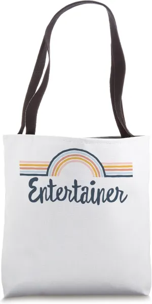 Entertainer boho Rainbow, Cool Matching Entertainer Tote Bag