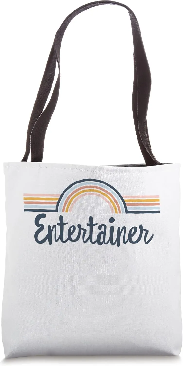 Entertainer boho Rainbow, Cool Matching Entertainer Tote Bag