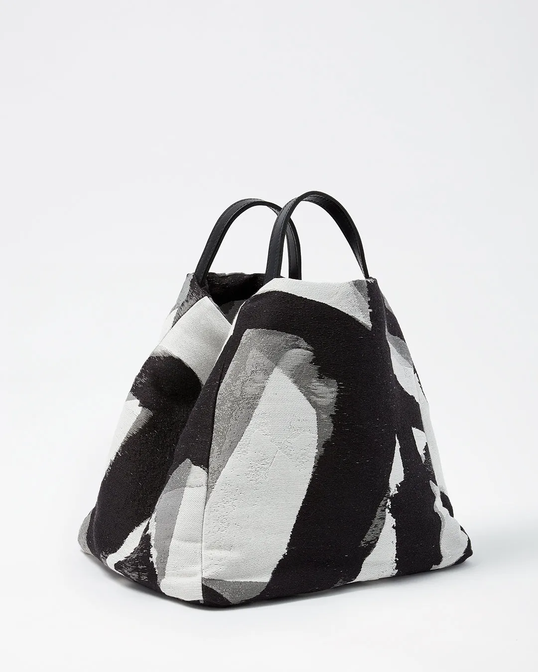 ERIN Spray Paint Black and White Tote