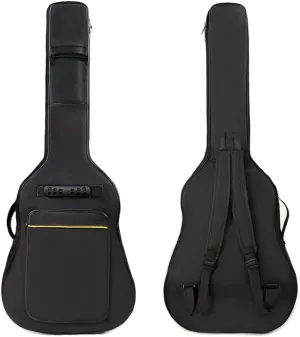 Evil Hair 36 Inch Acoustic Guitar Gig Bag Waterproof Dual Adjustable Shoulder Strap 5mm Padding Backpack with Accessories -For 36" Acoustic Classic Guitar