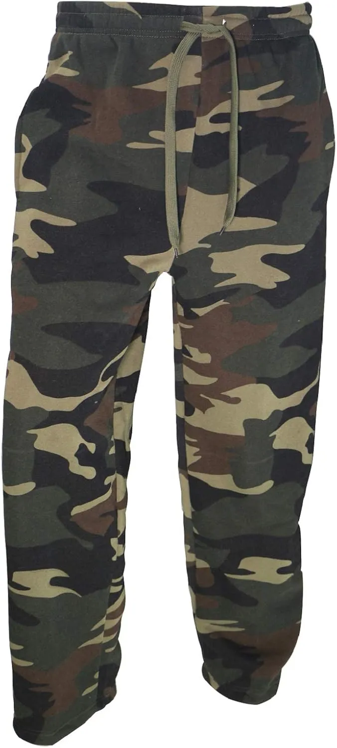 Facitisu Mens Active Fleece Athletic Sweatpant Basic Running Drawstring Workout Sweat Pants