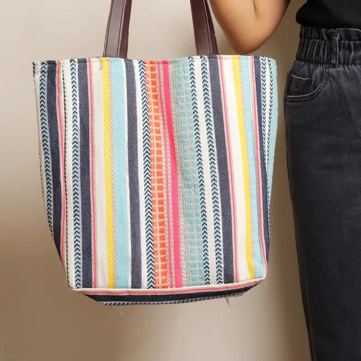 Fiesta Fringe Eco Jacquard Tote Bag